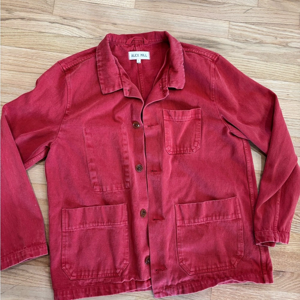 Alex Mill red shirt jacket